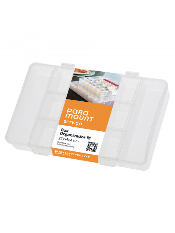 Box Organizador Gavetas M Paramount Transparente - Otimize Espaço, Encontre Tudo Fácil Box Organizador Gavetas M Paramount Transparente - Otimize Espaço, Encontre Tudo Fácil