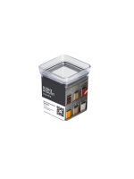 Mini Pote Hermético Quadrado Paramount Lumini 180ml - Ideal para Temperos e Especiarias