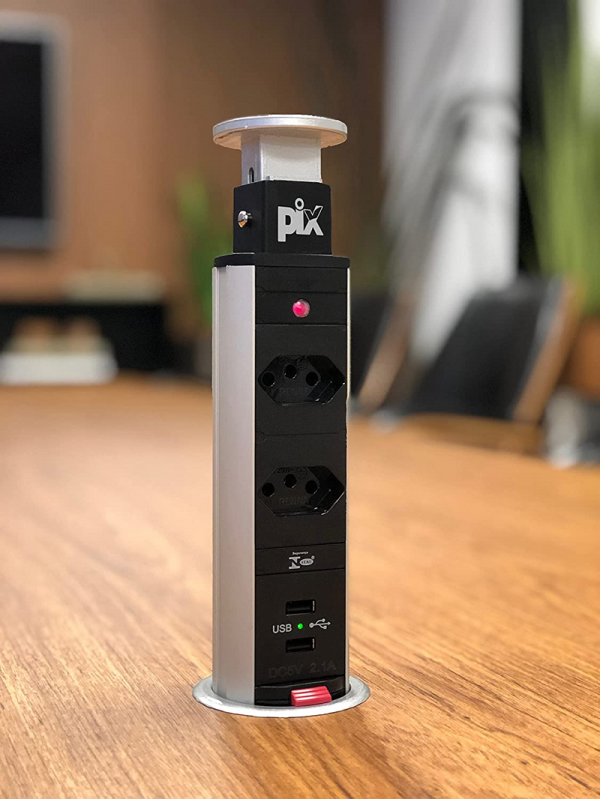 Torre de Tomada Multiplug Com USB