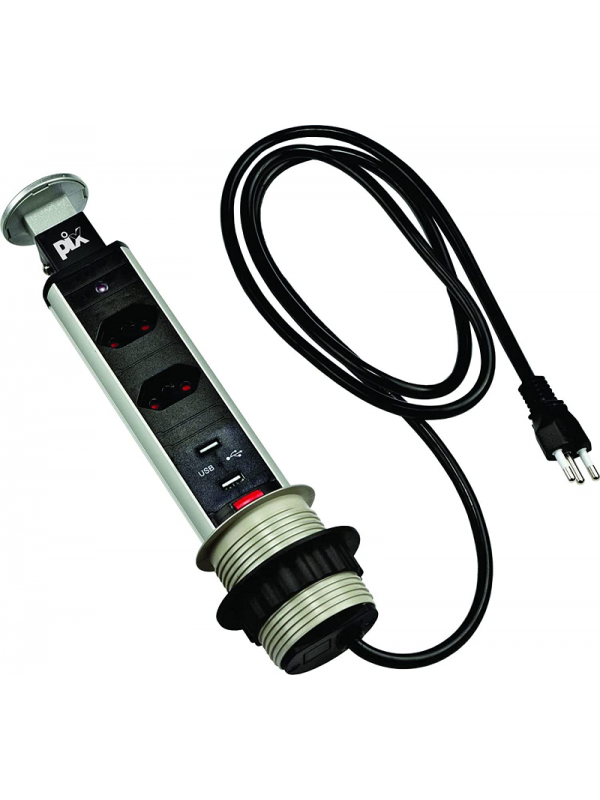 Torre de Tomada Multiplug Com USB