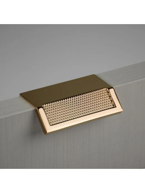 Puxador Citizen 45° P Dourado Brilhante Zen Design - Pequeno 32mm