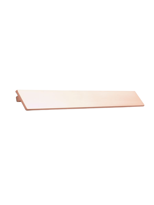 Puxador Traso 128mm Rose Escovado Zen Design