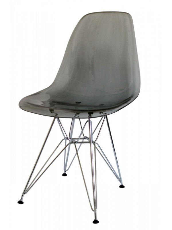 Cadeira Eiffel Policarbonato Base Metal Or Design 1101 PC