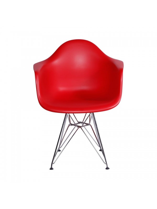 Cadeira Base Metal Com Braço Polipropileno Or Design 1121