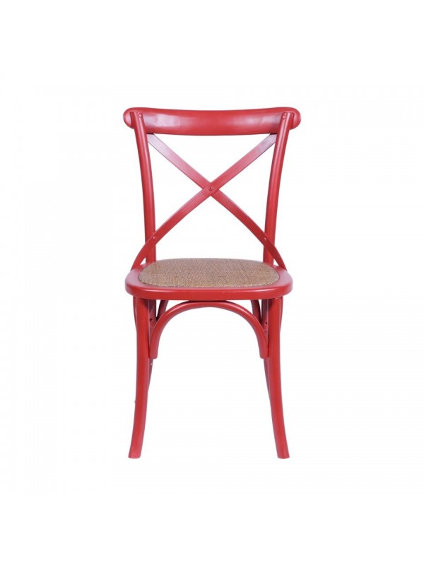 Cadeira Cross Vintage Madeira Rattan Or Design 1150