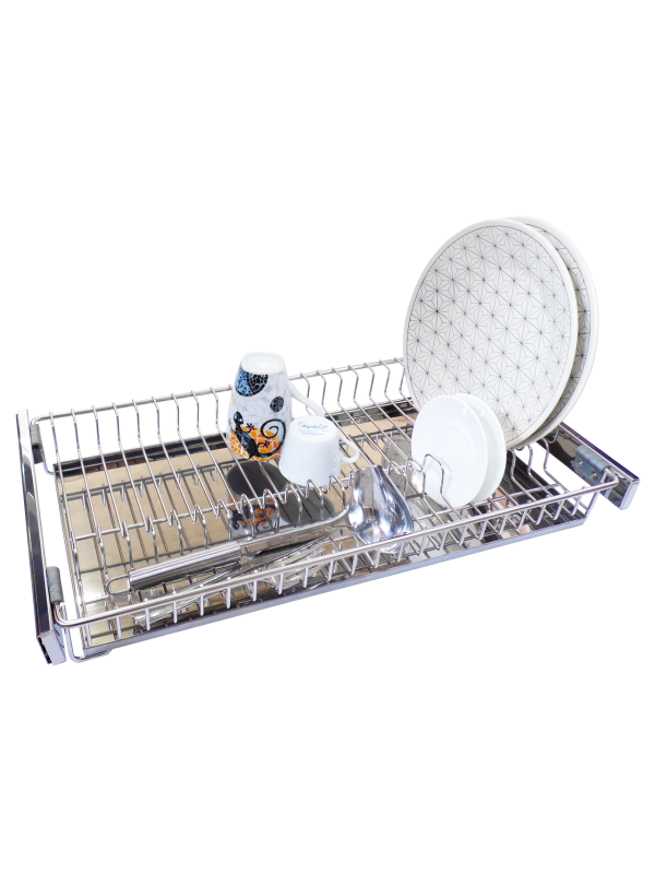 Escorredor De Embutir 57cm Inox Com Trilhos Jomer 3075