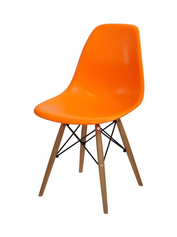 Cadeira Madeira Sem Braço Polipropileno Or Design 1102 B