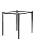 Base de Mesa Berlim 4 Lugares Aço Cromado Flape 40mm