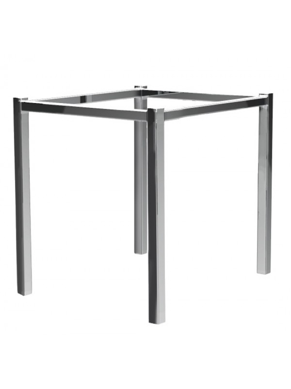 Base de Mesa Berlim 4 Lugares Aço Cromado Flape 40mm
