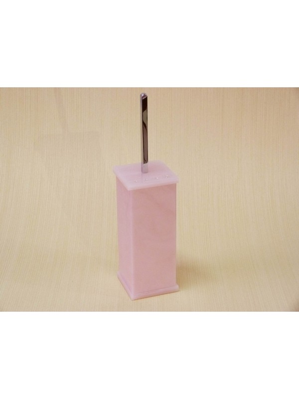 Escopino - Escova Sanitária em Acrílico Com Strass Rosa