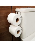 Porta Rolos Duplo Para Caixa Acoplada Cromado Duler 261