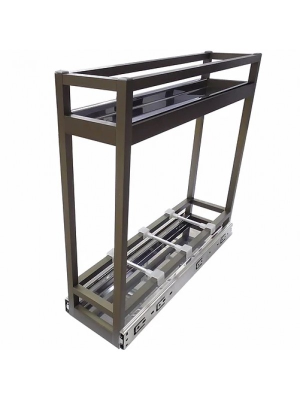 Porta Temperos Latas Óleo De Base Alumínio Bronze Jomer 9353