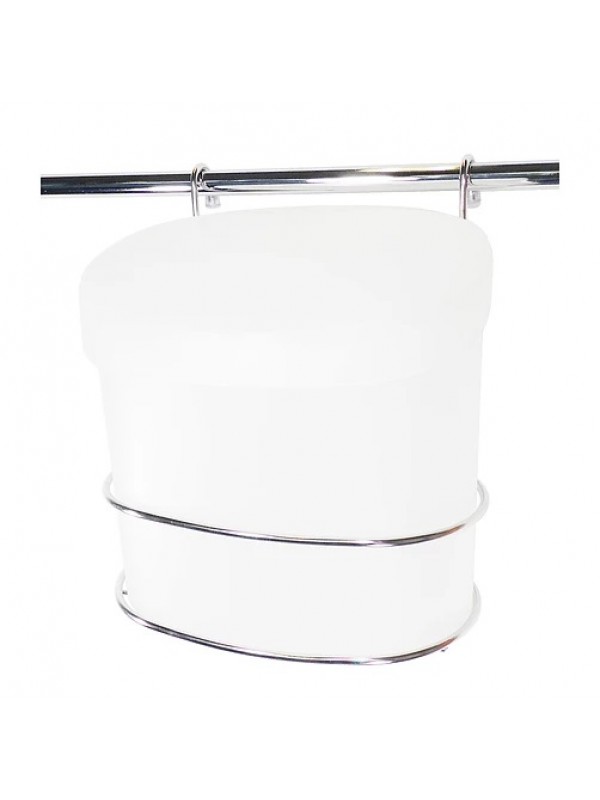 Lixeira 4 Litros Plástica Com Suporte Inox Jomer 3022