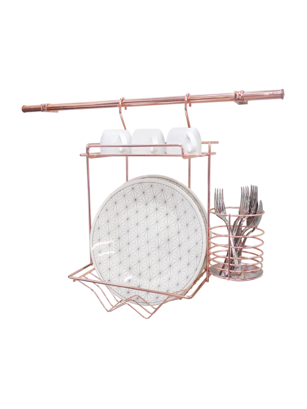 Escorredor Para Uso Em Tubo 6 Pratos Baby Cobre Jomer 2790