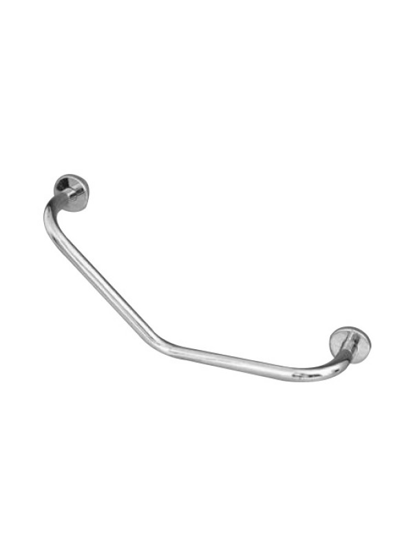Barra Apoio Inox 304 Angular 45º 270x270mm Idoso Deficiente