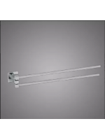 Suporte Porta Toalhas Articulado 30cm Quadrado Cromado Retro