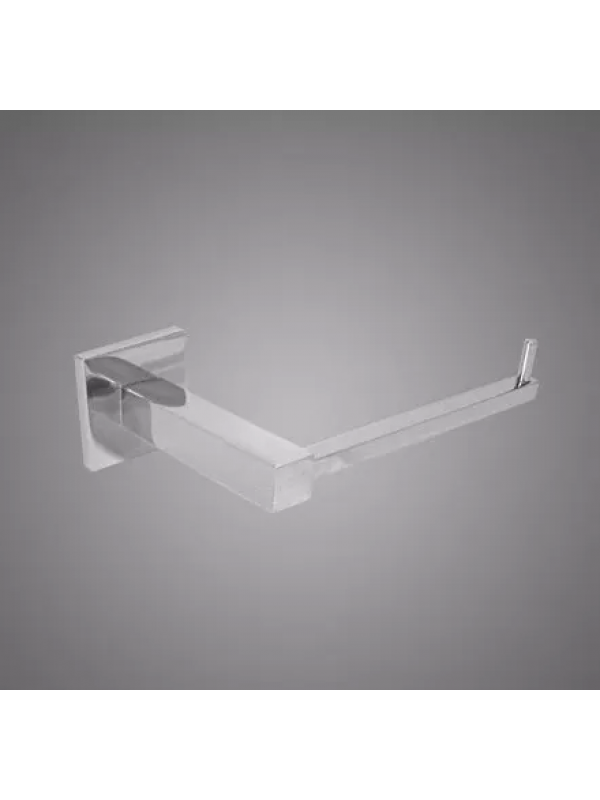 Papeleira De Parede Banheiro Quadrada Metal Cromado Retro Papeleira De Parede Banheiro Quadrada Metal Cromado Retro