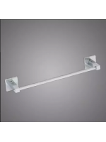 Porta Toalhas Banho Parede 45cm Metal Cromado Linha Retro